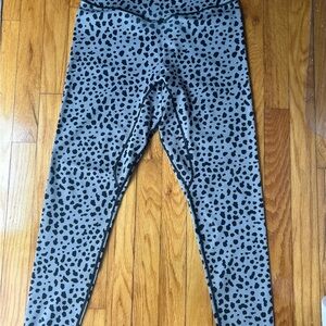 Balance Athletica Gray and Black Patterned Leggings